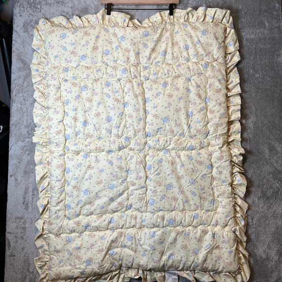 Vintage Peter Rabbit Jemima Puddle Duck Tom Kitten Quilt Blanket Quiltex Beatrix - Picture 10 of 13